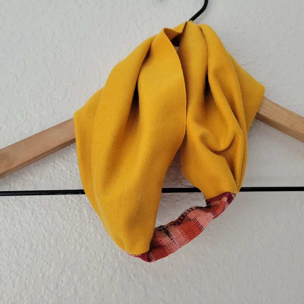 golden yellow boho headband